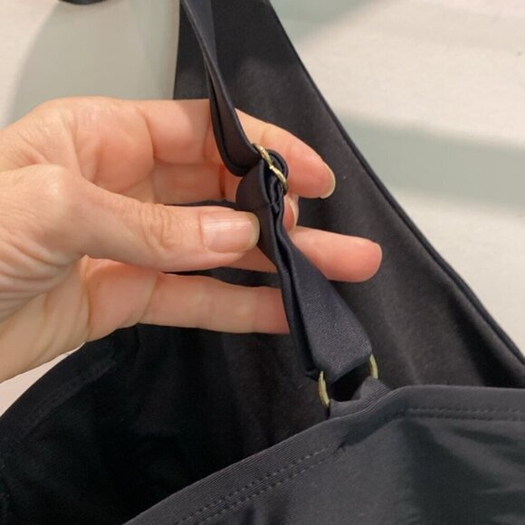 Black Tankini bikini two piece set size 2X - Picture 4 of 16